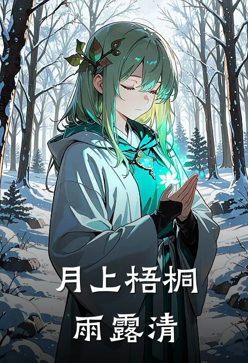 月上梧桐雨露清