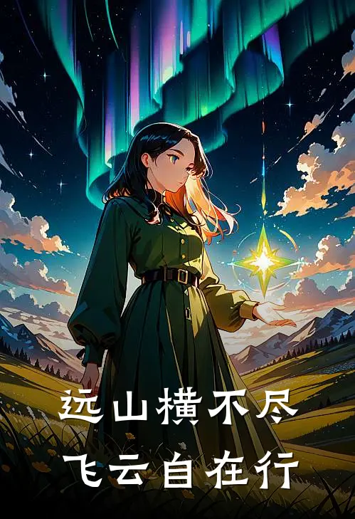 远山横不尽飞云自在行