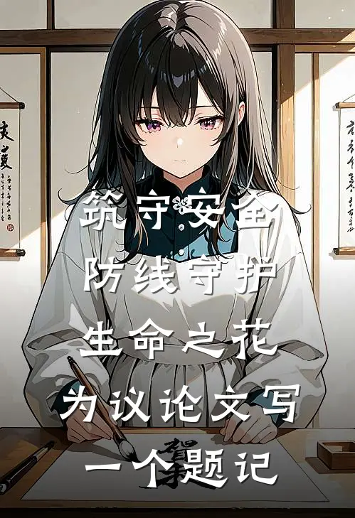 筑守安全防线守护生命之花,为议论文写一个题记