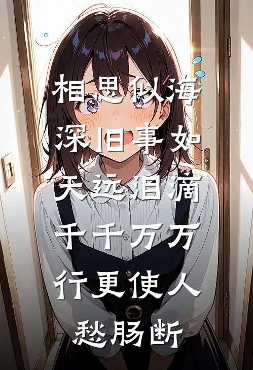 相思似海深旧事如天远泪滴千千万万行更使人愁肠断