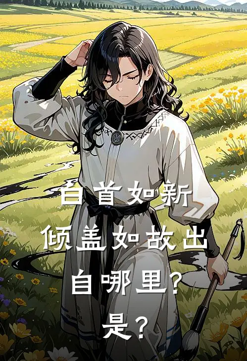 白首如新,倾盖如故 出自哪里?是?