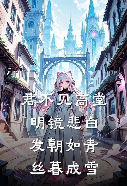 君不见高堂明镜悲白发朝如青丝暮成雪